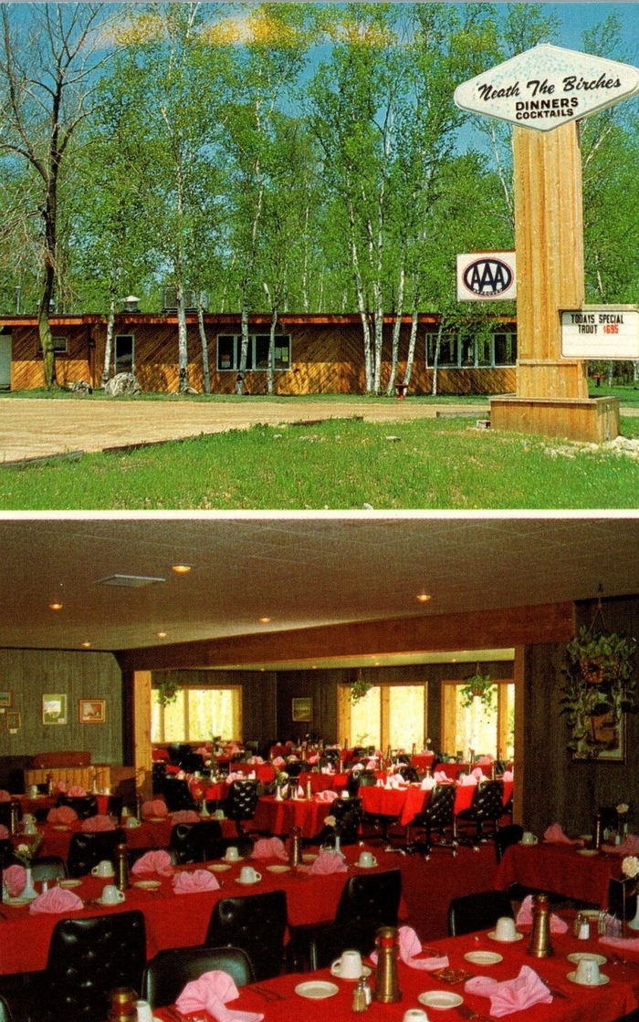 Bière de Mac Brew Works (Neath the Birches) - Vintage Postcard (newer photo)